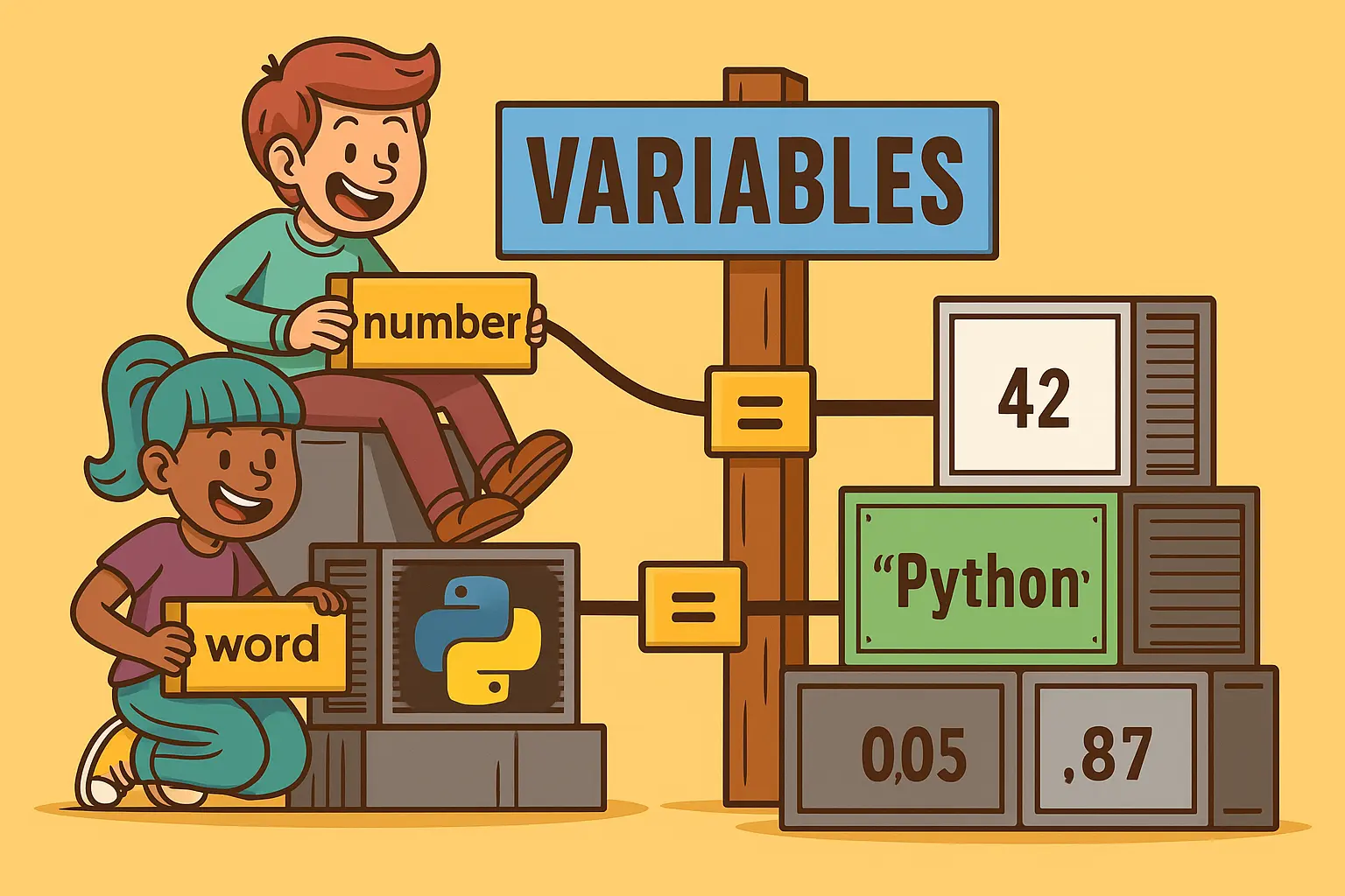 متغیر ها در پایتون