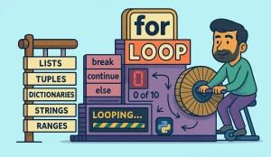 حلقه for در پایتون