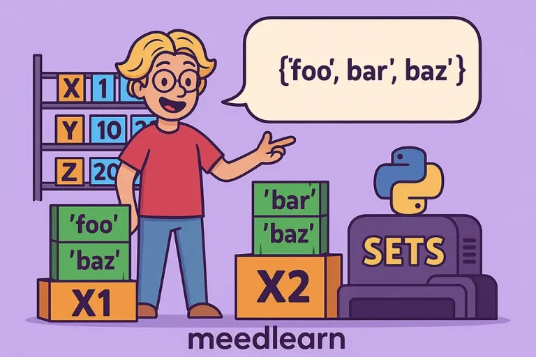 نوع و تایپ مجموعه set در پایتون