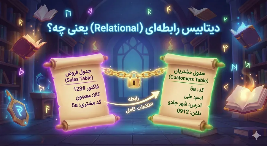 دیتابیس relational یا رابطه ای